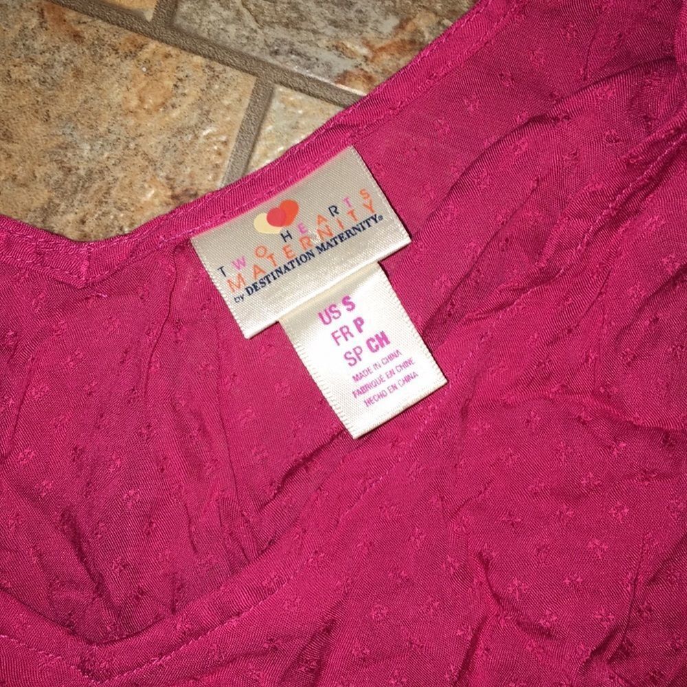 Two Hearts Maternity Tank Top - Picture 4 of 6
